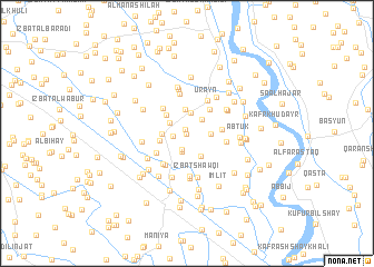 map of ‘Izbat Naşşār Abū Raqīqah